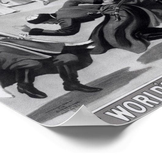 Plakatwerbung: 'The Barnum and Bailey Poster (Ecke)