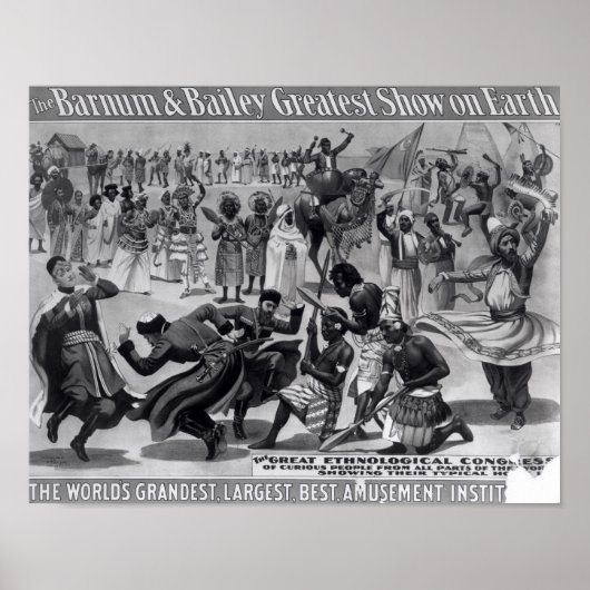 Plakatwerbung: 'The Barnum and Bailey Poster (Vorne)