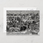 Plakatwerbung: 'The Barnum and Bailey Postkarte (Vorne/Hinten)