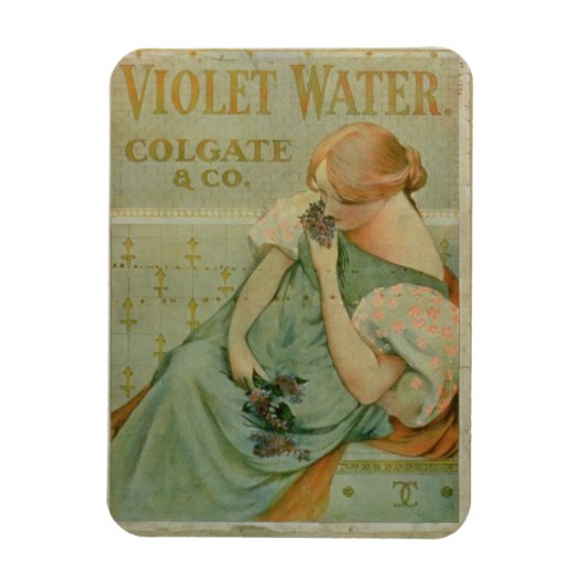 Plakatwerbung "Violet Water" von Colgate & Co Magnet (Vertikal)