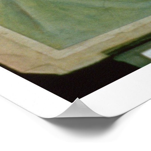 Plakatwerbung "Violet Water" von Colgate & Co Poster (Ecke)