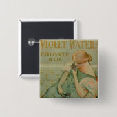 Plakatwerbung "violettes Wasser", durch Colgate u. Button (Vorne & Hinten)