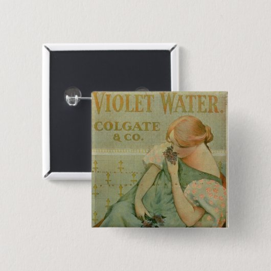 Plakatwerbung "violettes Wasser", durch Colgate u. Button (Vorne & Hinten)