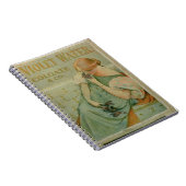 Plakatwerbung "violettes Wasser", durch Colgate u. Notizblock (Rechte Seite)