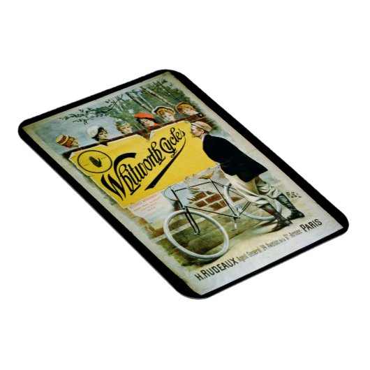 Plakatwerbung 'Whitworth Cycles', Paris (colo) Magnet (Rechte Seite)