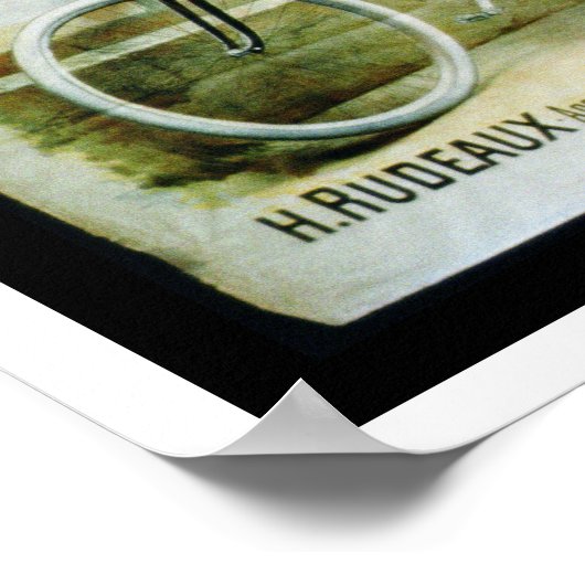 Plakatwerbung 'Whitworth Cycles', Paris (colo) Poster (Ecke)