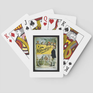Plakatwerbung "Whitworth fährt", Paris rad (colo Spielkarten