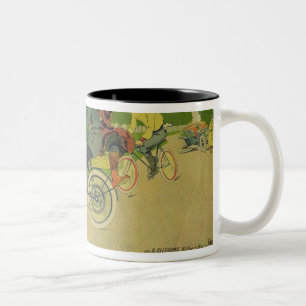 Plakatwerbung Zweifarbige Tasse