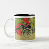 Plakatwerbung Zweifarbige Tasse (Links)
