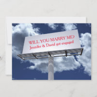 Plakatzeichen - Engagment-Party Einladung