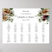 Plakatzeichen für Hochzeitsstifte Poster (Vorne)