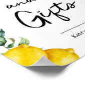 Plakatzeichen für Karten und Geschenke Poster (Ecke)