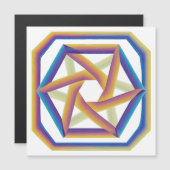 Plake 64 und die Hexagramme Großmagazin Magnetkarte (Vorne/Hinten)