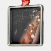 Plakette in den Arterien Ornament Aus Metall (Links)