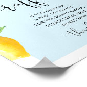 Plakette Poster (Ecke)