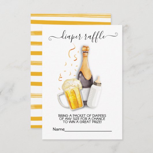 Plakette und Bierpreisliste Einladung (Vorne/Hinten)