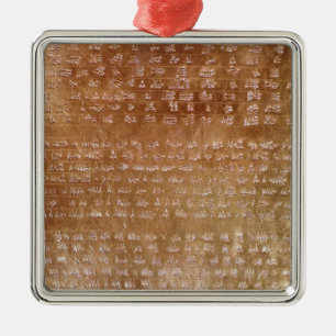 Plakette von Darius I 550-500 BC Silbernes Ornament