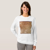 Plakette von Darius I 550-500 BC T-Shirt (Vorne ganz)