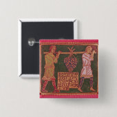 Plakette von einem Kreuz Button (Vorne & Hinten)