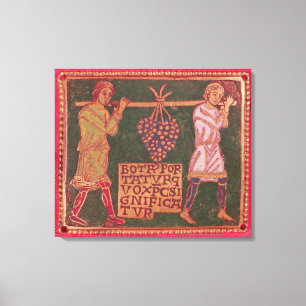 Plakette von einem Kreuz Leinwanddruck