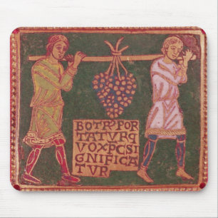 Plakette von einem Kreuz Mousepad
