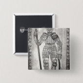 Plakette, welche die Rüstung von Jeanne d'Arc Button (Vorne & Hinten)