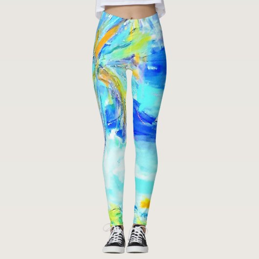Plam Trees Legginsgs Leggings (Vorderseite)