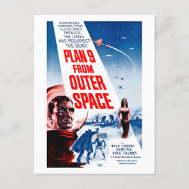 Plan 9 aus dem Weltraum (1957) Postkarte