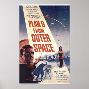Plan 9 vom Weltraum Poster