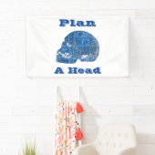 Plan A Kopf Humorisches Konzept Banner (Insitu)