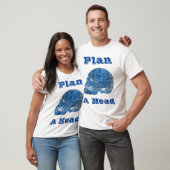 Plan A Kopf Humorisches Konzept T-Shirt (Unisex)