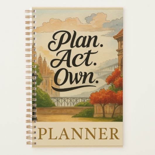 PLAN. ACT. OWN.” A Spirit-Wired™ Planer (Vorderseite)