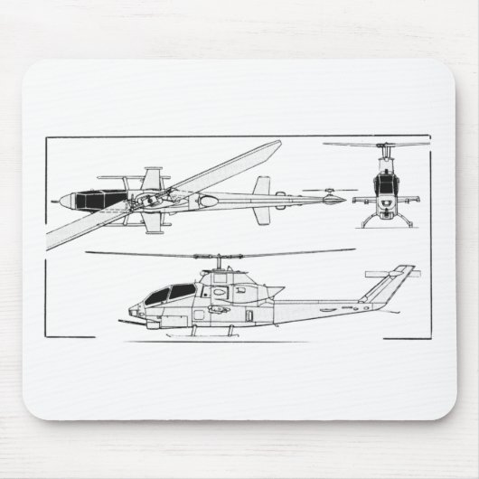 Plan AH1 Mousepad (Vorne)