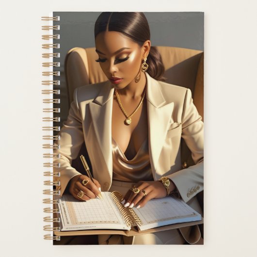 "Plan ahead. Succeed with intention." Planer (Vorderseite)