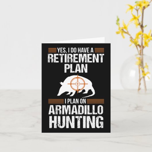 Plan Armadillo Possum Jagd Hun Karte (Gelbe Blume)