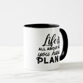 Plan B Quotes Kaffeezubereitung Tasse (VorderseiteRechts)