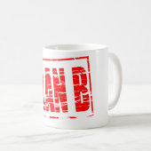 „Plan B“ Stempel-Effekt Kaffeetasse (VorderseiteRechts)