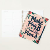 Plan B wie Plan A Elegante Blumen aussehen Planer (Anzeige)