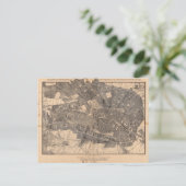 Plan Berlin Deutschland 1862 Postkarte (Stehend Vorderseite)