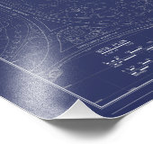 Plan Blueprints für das Vintage Washington Monumen Fotodruck (Ecke)