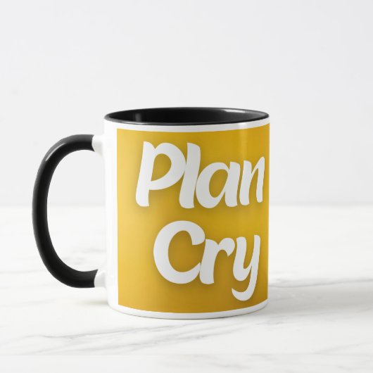 Plan Cry Studie Wiederholung der Uni Tasse (Links)