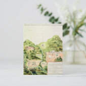 Plan der Bergwerke von Oaxaca, Mexiko, 1785-87 Postkarte (Stehend Vorderseite)