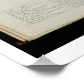 Plan der Gärten von Richard Grenville, Herzog o Poster (Ecke)