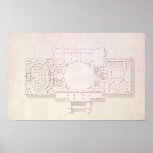 Plan der Hauptgeschichte der Hauptstadt, Poster (Vorne)