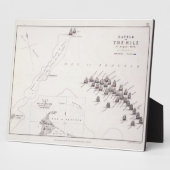 Plan der Nilschlacht, 1. August 1798, c Fotoplatte (Seite)