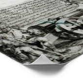 Plan der Schlacht von Minden Poster (Ecke)