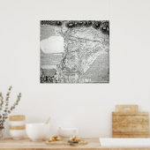 Plan der Schlacht von Minden Poster (Küche)