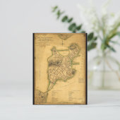 Plan der Stadt Boston Karte (1775) (Stehend Vorderseite)