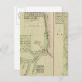 Plan der Stadt McGregor Postkarte (Vorne/Hinten)