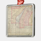 Plan der Stadt Minneapolis und Vicinity Ornament Aus Metall (Links)